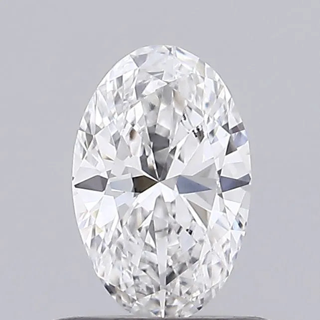 0.51ct Oval Lab Grown Diamond (Colour E, Clarity VS2, IGI Certified)