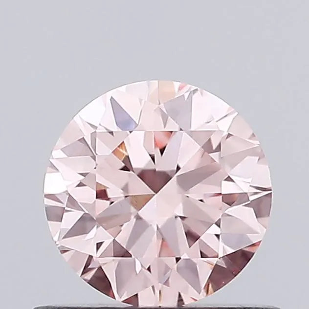 0.57ct Round Lab Grown Diamond (Colour Fancy Intense Pink, Clarity VVS2, Cut ID, IGI Certified)