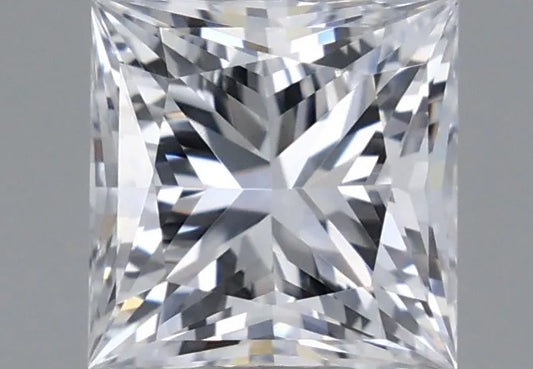 0.68ct Princess Lab Grown Diamond (Colour D, Clarity IF, IGI Certified)