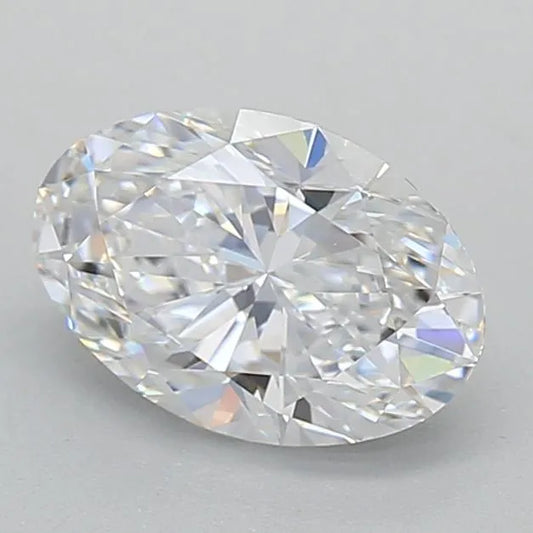 0.96ct Oval Lab Grown Diamond (Colour D, Clarity IF, IGI Certified)