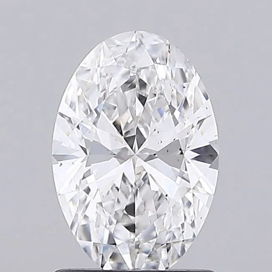 1.12ct Oval Lab Grown Diamond (Colour E, Clarity VS2, IGI Certified)