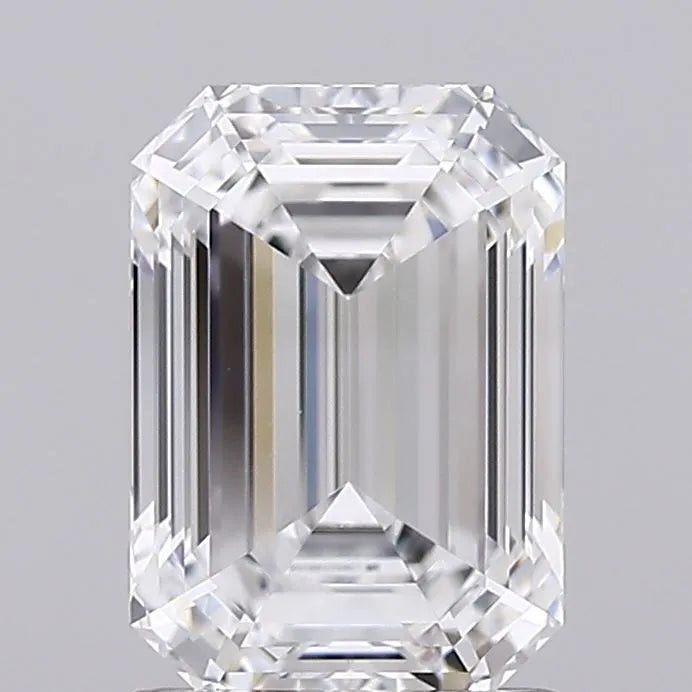 1.45ct Emerald Lab Grown Diamond (Colour D, Clarity IF, IGI Certified)