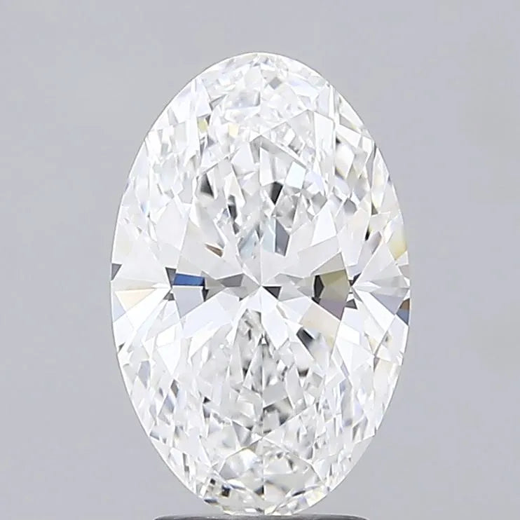 2.01ct Oval Lab Grown Diamond (Colour D, Clarity VVS2, IGI Certified)
