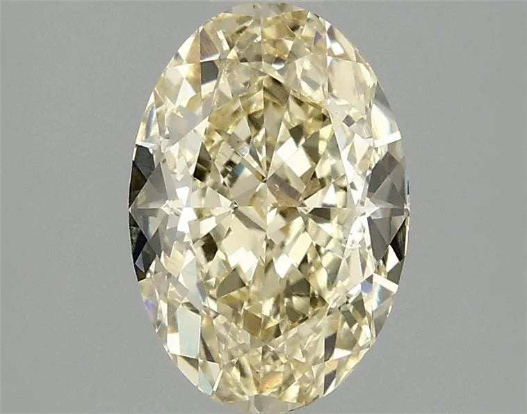 2.05ct Oval Lab Grown Diamond (Colour Fancy Vivid Yellow, Clarity VS2, IGI Certified)