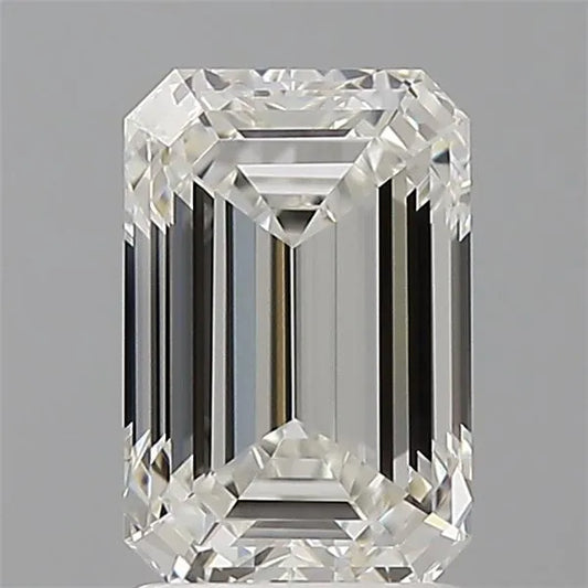 2.00ct Emerald Lab Grown Diamond (Colour F, Clarity VVS1, IGI Certified)