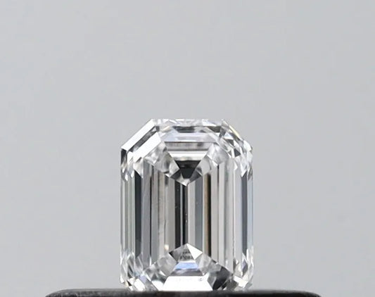 0.19ct Emerald Lab Grown Diamond (Colour D, Clarity VS1, IGI Certified)