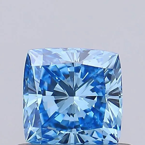 0.50ct Cushion modified Lab Grown Diamond (Colour Fancy Vivid Blue, Clarity VS1, IGI Certified)