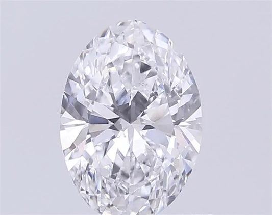 0.51ct Oval Lab Grown Diamond (Colour D, Clarity VS2, IGI Certified)