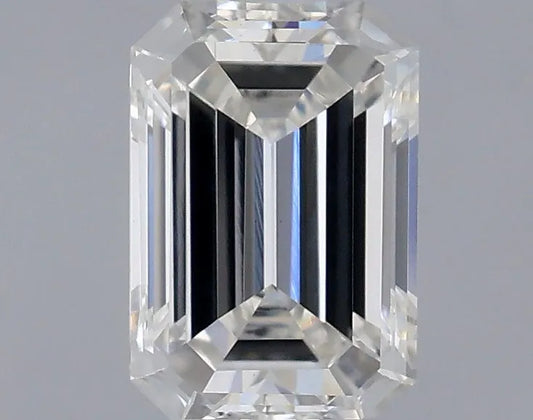 0.54ct Emerald Lab Grown Diamond (Colour G, Clarity VS1, IGI Certified)
