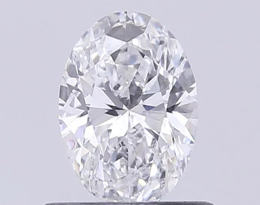 0.56ct Oval Lab Grown Diamond (Colour D, Clarity VS2, IGI Certified)