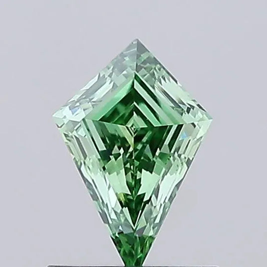 0.62ct Kite Lab Grown Diamond (Colour Fancy Vivid Green, Clarity VVS2, IGI Certified)