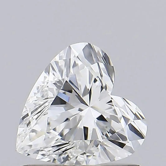 0.63ct Heart Lab Grown Diamond (Colour F, Clarity VVS1, IGI Certified)