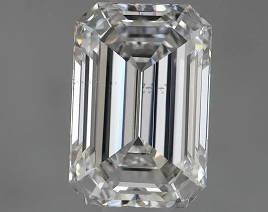 0.73ct Emerald Lab Grown Diamond (Colour G, Clarity VS2, IGI Certified)