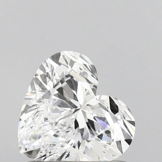 0.82ct Heart Lab Grown Diamond (Colour D, Clarity VVS2, IGI Certified)