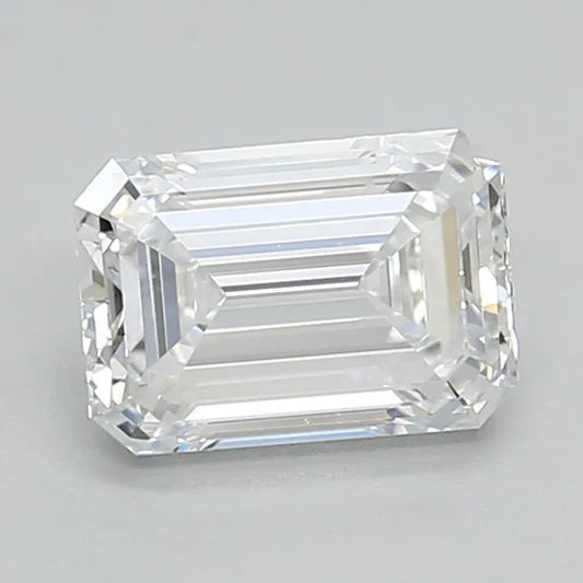 0.92ct Emerald Lab Grown Diamond (Colour D, Clarity VVS2, IGI Certified)