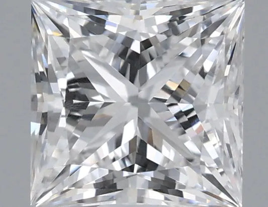 0.98ct Princess Lab Grown Diamond (Colour D, Clarity VS2, IGI Certified)