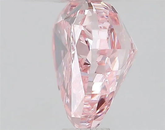 1.00ct Heart Lab Grown Diamond (Colour Fancy Vivid Pink, Clarity VVS1, IGI Certified)
