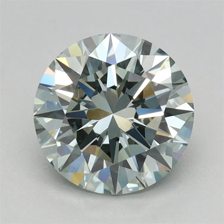 1.00ct Round Lab Grown Diamond (Colour Fancy Intense Green, Clarity VVS2, Cut ID, IGI Certified)