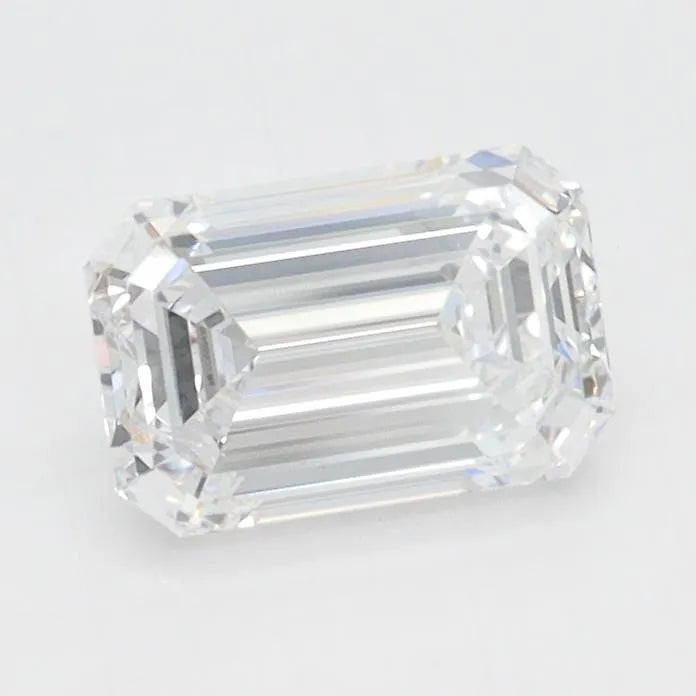 1.01ct Emerald Lab Grown Diamond (Colour D, Clarity IF, IGI Certified)