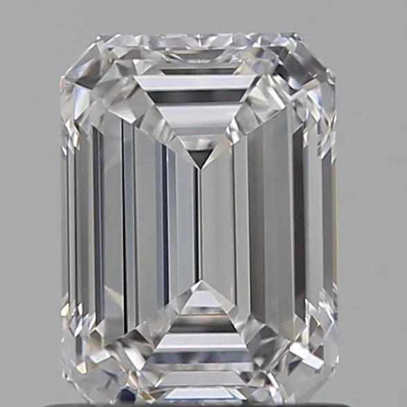 1.02ct Emerald Lab Grown Diamond (Colour D, Clarity IF, IGI Certified)