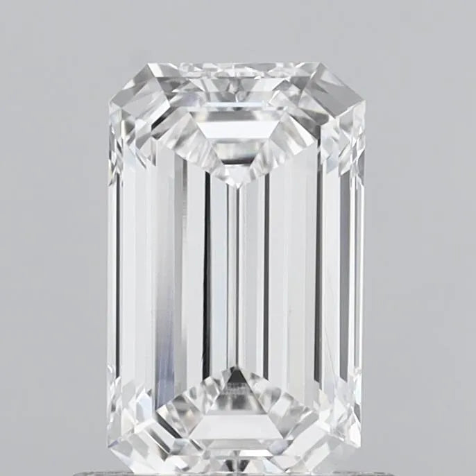 1.02ct Emerald Lab Grown Diamond (Colour D, Clarity VVS1, IGI Certified)