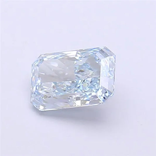 1.03ct Radiant Lab Grown Diamond (Colour Fancy Vivid Blue, Clarity VVS1, IGI Certified)