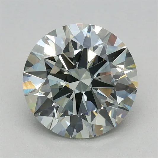 1.05ct Round Lab Grown Diamond (Colour Fancy Green, Clarity VVS2, Cut ID, IGI Certified)