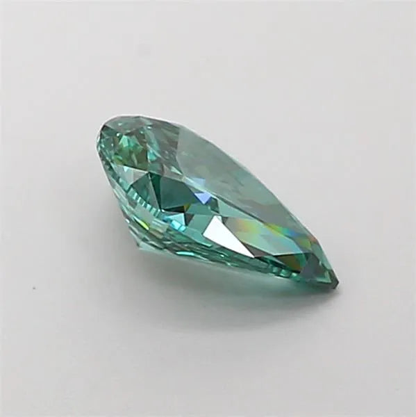 1.06ct Pear Lab Grown Diamond (Colour Fancy Vivid Green, Clarity VVS2, IGI Certified)