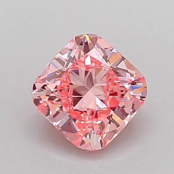 1.08ct Cushion modified Lab Grown Diamond (Colour Fancy Vivid Pink, Clarity VVS2, IGI Certified)