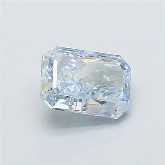 1.22ct Radiant Lab Grown Diamond (Colour Fancy Vivid Blue, Clarity VVS1, IGI Certified)