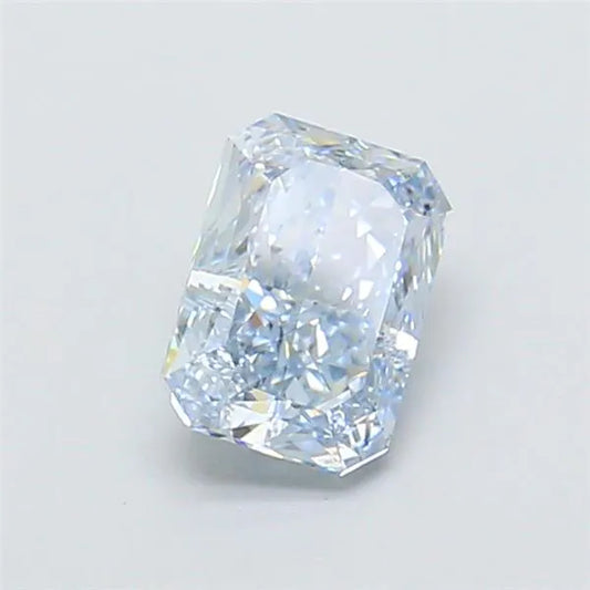 1.28ct Radiant Lab Grown Diamond (Colour Fancy Blue, Clarity VVS1, IGI Certified)