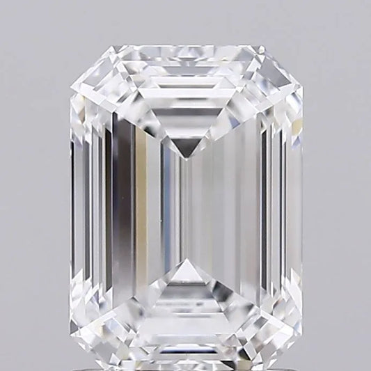 1.45ct Emerald Lab Grown Diamond (Colour D, Clarity IF, IGI Certified)