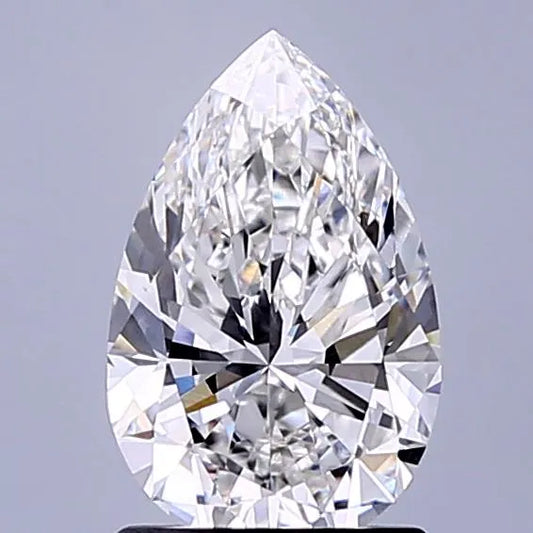 1.51ct Pear Lab Grown Diamond (Colour E, Clarity VVS1, IGI Certified)