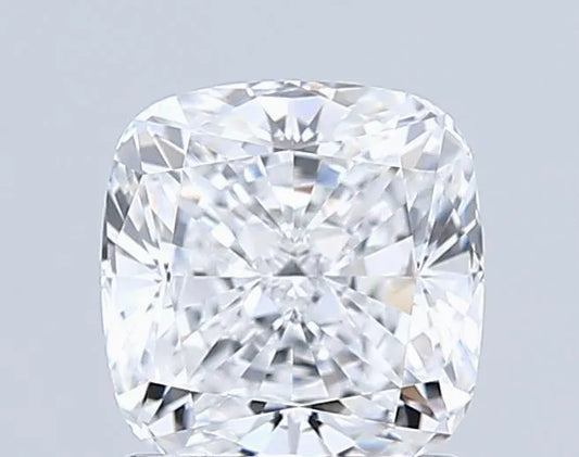 1.55ct Cushion brilliant Lab Grown Diamond (Colour D, Clarity VVS2, IGI Certified)