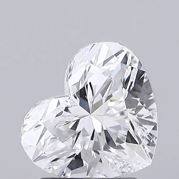 1.96ct Heart Lab Grown Diamond (Colour D, Clarity IF, IGI Certified)
