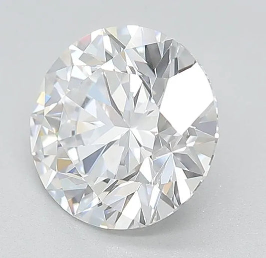 2.00ct Round Lab Grown Diamond (Colour D, Clarity FL, Cut ID, IGI Certified)