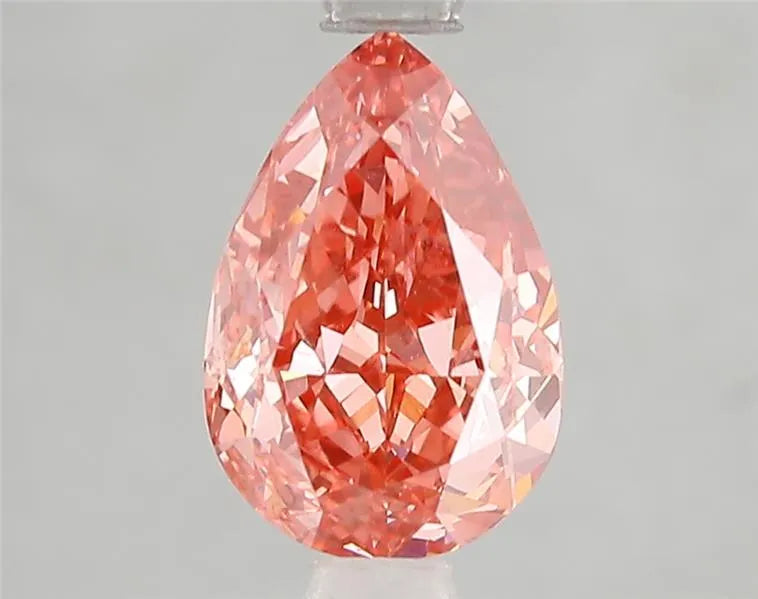 2.01ct Pear Lab Grown Diamond (Colour Fancy Vivid Red, Clarity VS1, IGI Certified)