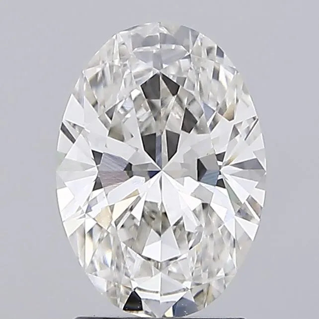 2.05ct Oval Lab Grown Diamond (Colour G, Clarity VVS2, IGI Certified)