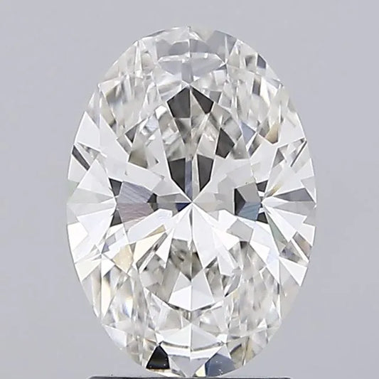 2.05ct Oval Lab Grown Diamond (Colour G, Clarity VVS2, IGI Certified)