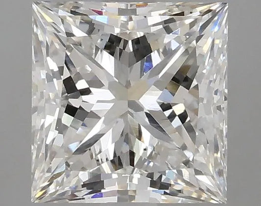 2.45ct Princess Lab Grown Diamond (Colour G, Clarity VS2, IGI Certified)