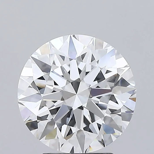 2.90ct Round Lab Grown Diamond (Colour D, Clarity IF, Cut EX, IGI Certified)