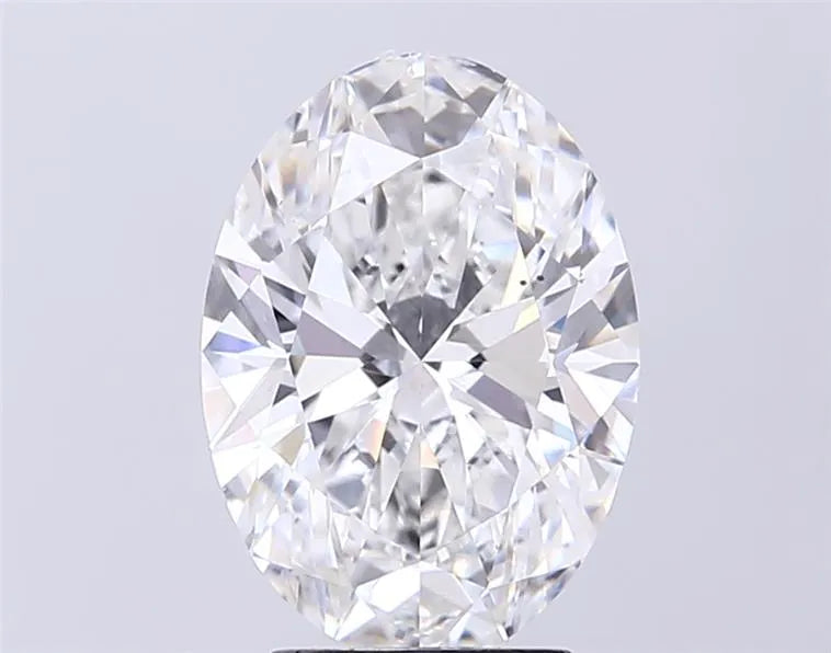3.51ct Oval Lab Grown Diamond (Colour E, Clarity VS2, IGI Certified)