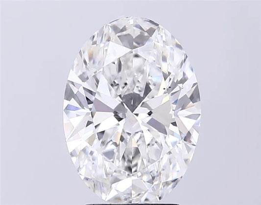 3.51ct Oval Lab Grown Diamond (Colour E, Clarity VS2, IGI Certified)