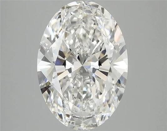 3.94ct Oval Lab Grown Diamond (Colour F, Clarity VS1, IGI Certified)