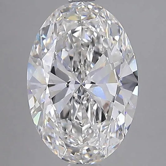 4.01ct Oval Lab Grown Diamond (Colour F, Clarity VS1, IGI Certified)
