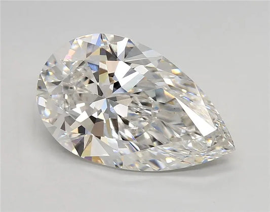 4.05ct Pear Lab Grown Diamond (Colour F, Clarity VS1, IGI Certified)