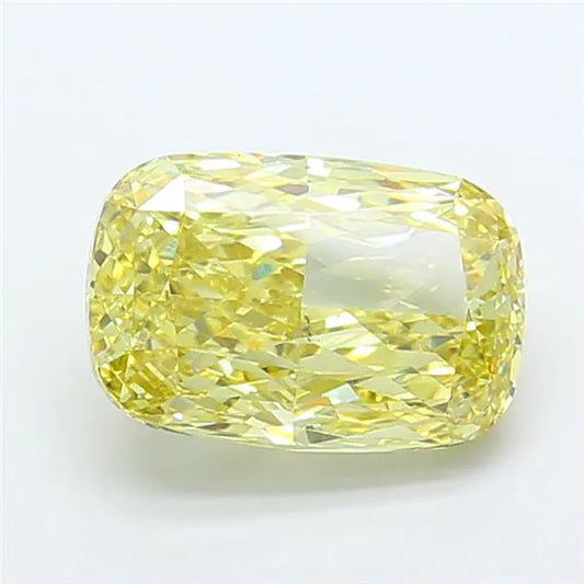 5.06ct Cushion modified Lab Grown Diamond (Colour Fancy Intense Yellow, Clarity VS1, IGI Certified)