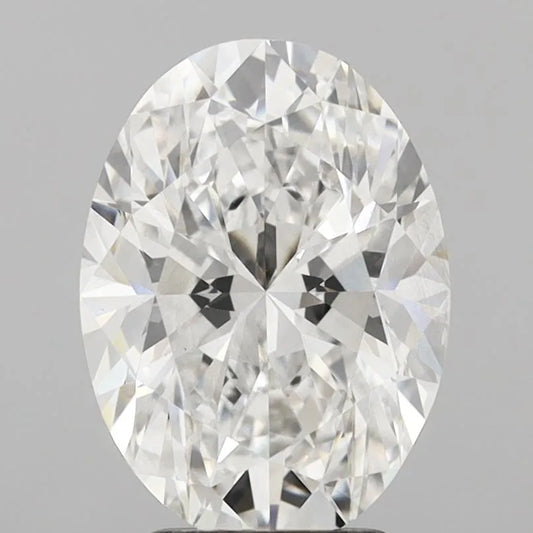 3.53ct Oval Lab Grown Diamond (Colour E, Clarity VS2, IGI Certified)